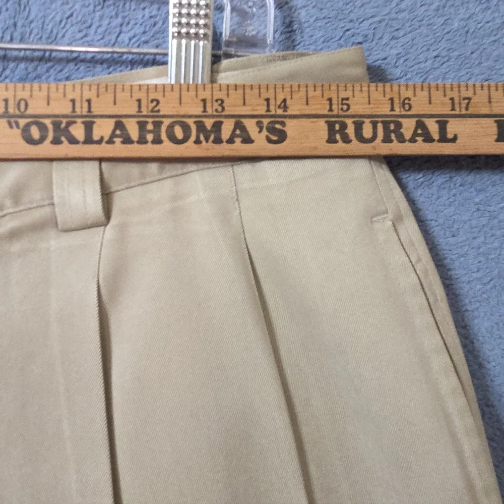 Tommy Bahama Silk Dress Pants Men's 32x29 Pleated Cream Beige - Picture 3 of 9